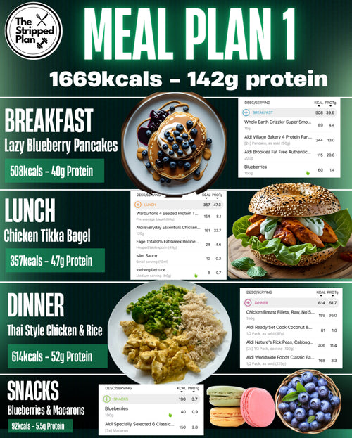 Lazy Girl - Meal Plans - 1500-1650kcals (E-Book)